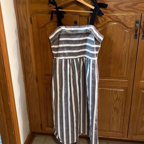 Ashley Stewart Striped Dress - Picture 1 of 4